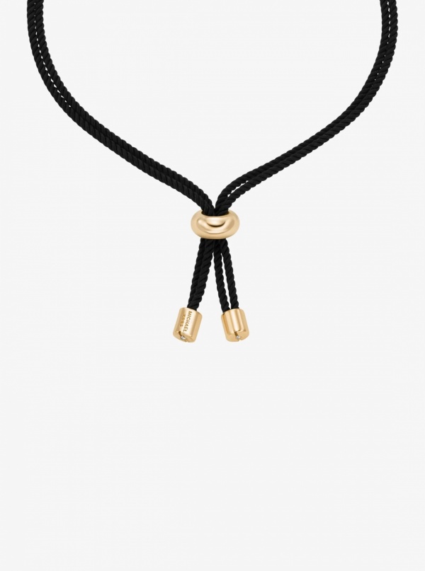Horsebit Cord Slider Bracelet