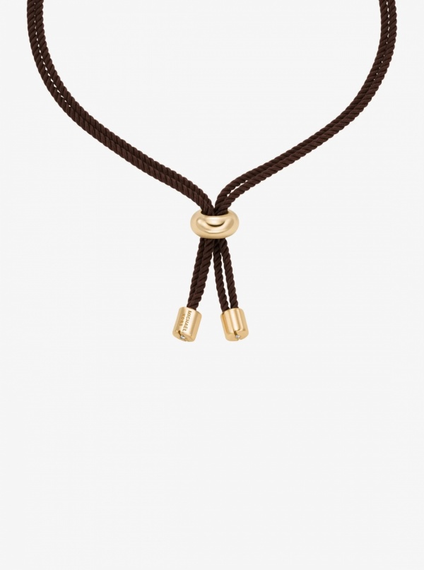 Horsebit Corded Slider Bracelet