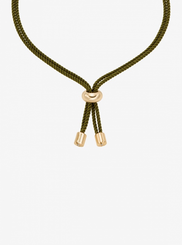Horsebit Corded Slider Bracelet