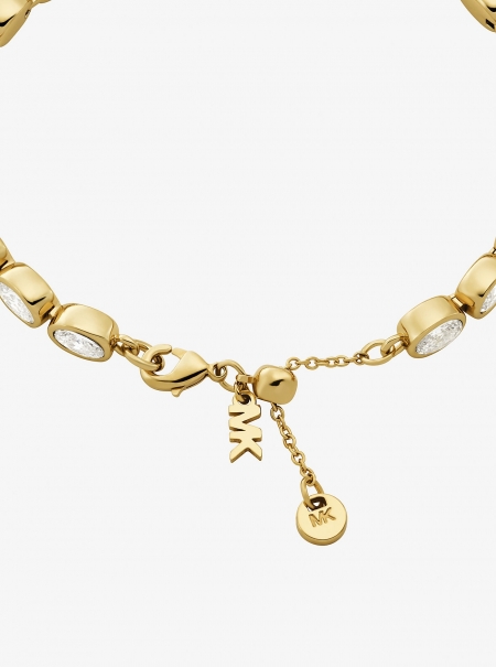 Michael Kors Precious Metal-Plated Cubic Zirconia Tennis Bracelet