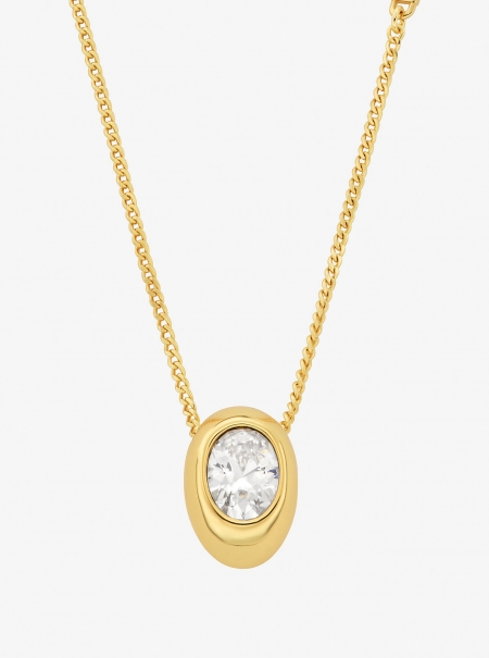 Michael Kors Cubic Zirconia Pendant Necklace
