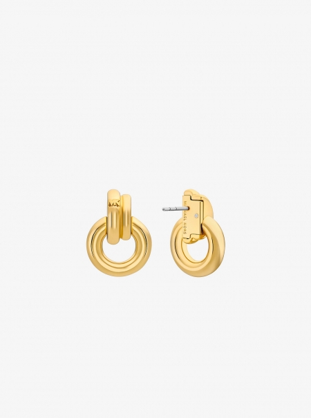 Michael Kors Interlocking Hoop Earrings