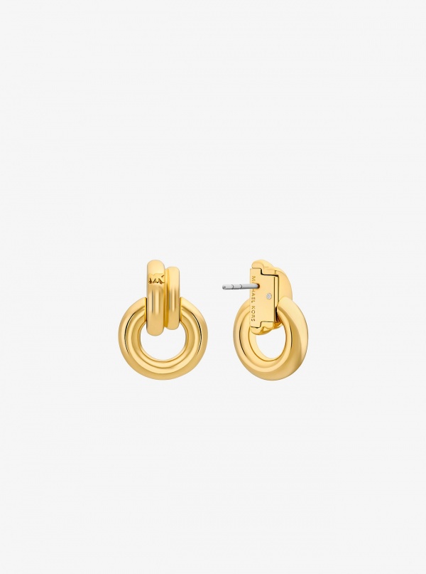 Michael Kors Interlocking Hoop Earrings