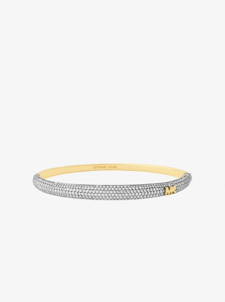 Michael Kors Pavé Two-Tone Dome Bangle