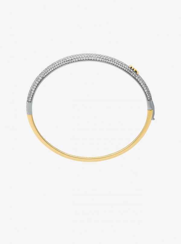 Michael Kors Pavé Two-Tone Dome Bangle