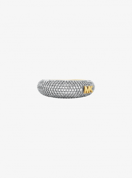 Michael Kors Pavé Two-Tone Dome Ring