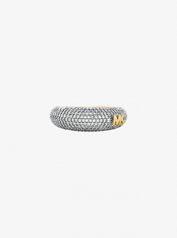 Michael Kors Pavé Two-Tone Dome Ring