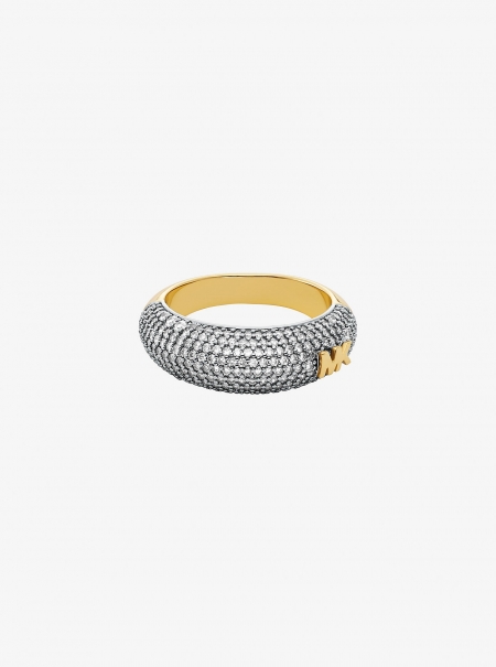 Michael Kors Pavé Two-Tone Dome Ring