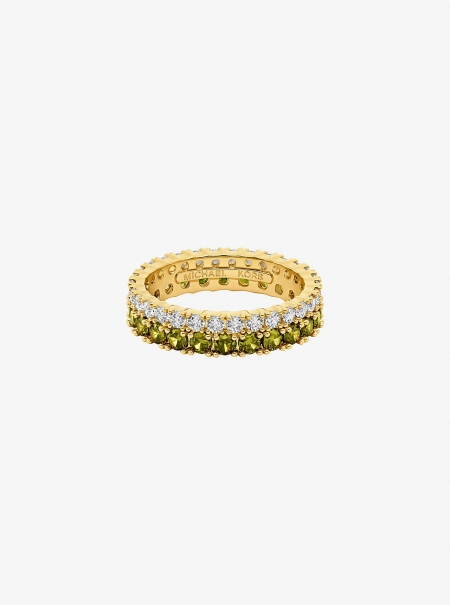 Michael Kors Two-Tone Double Pavé Ring