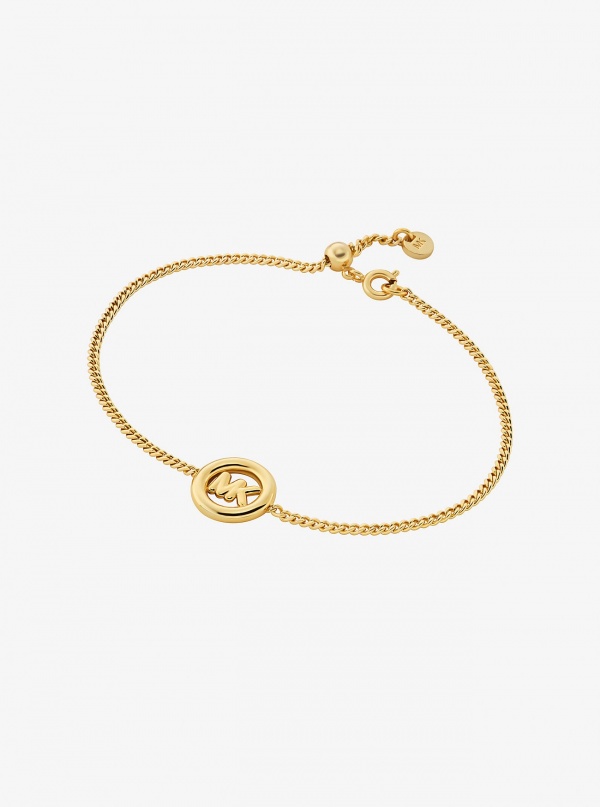 Michael Kors Logo Charm Slider Bracelet