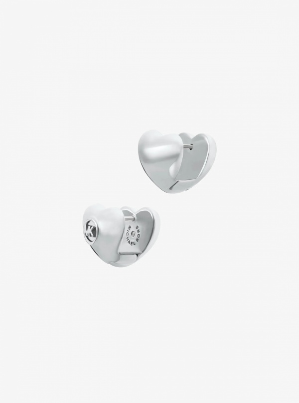 Michael Kors Puffy Heart Huggie Earrings