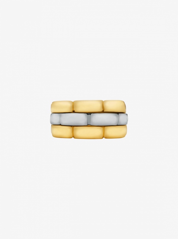 Michael Kors Two-Tone 3-Link Ring
