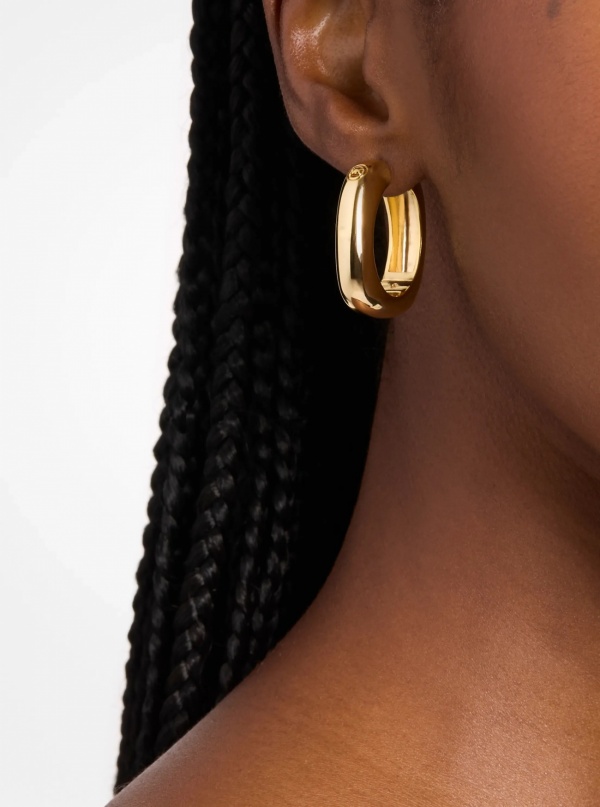 Michael Kors Square Hoop Earrings