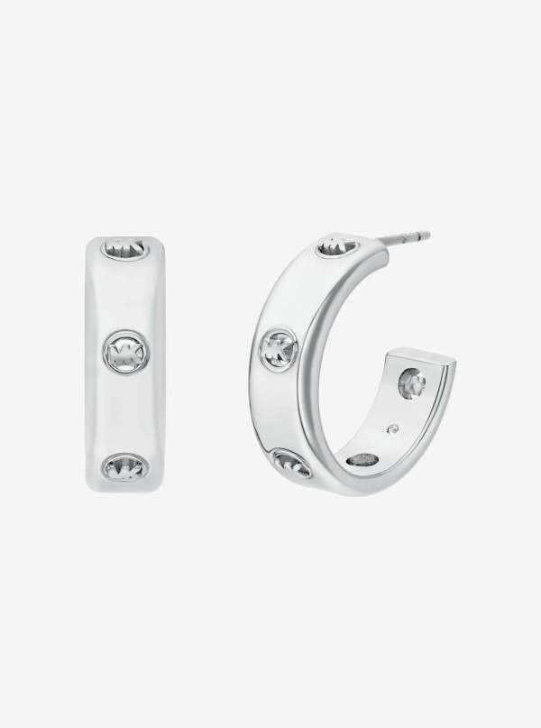 Michael Kors Logo Huggie Earrings