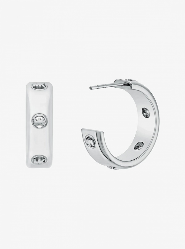 Michael Kors Logo Huggie Earrings