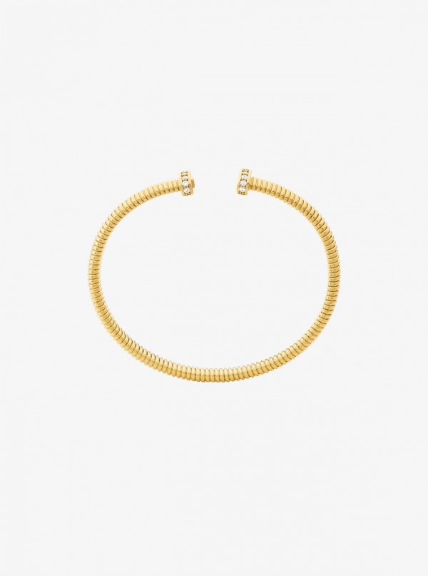 Michael Kors Ribbon Flex Pavé Cuff