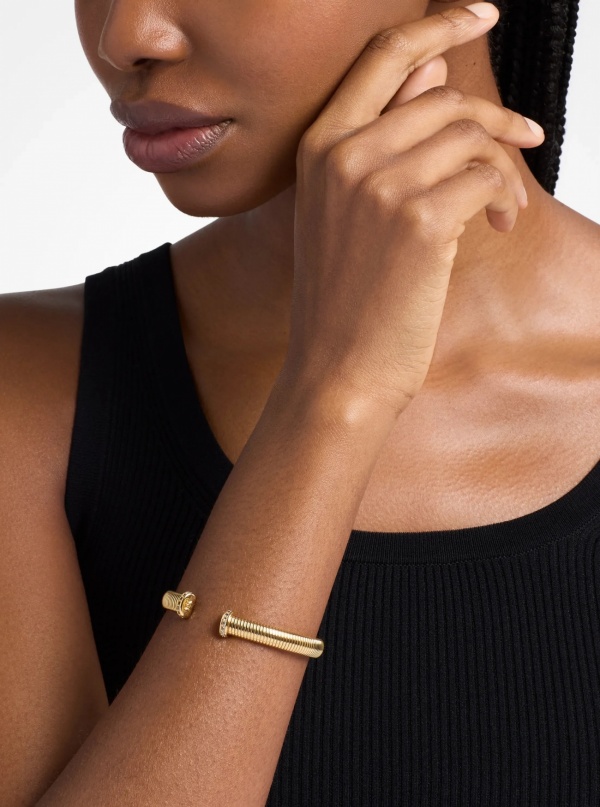 Michael Kors Ribbon Flex Pavé Cuff