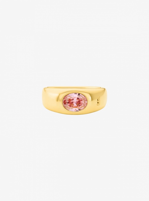 Michael Kors Oval Stone Signet Ring