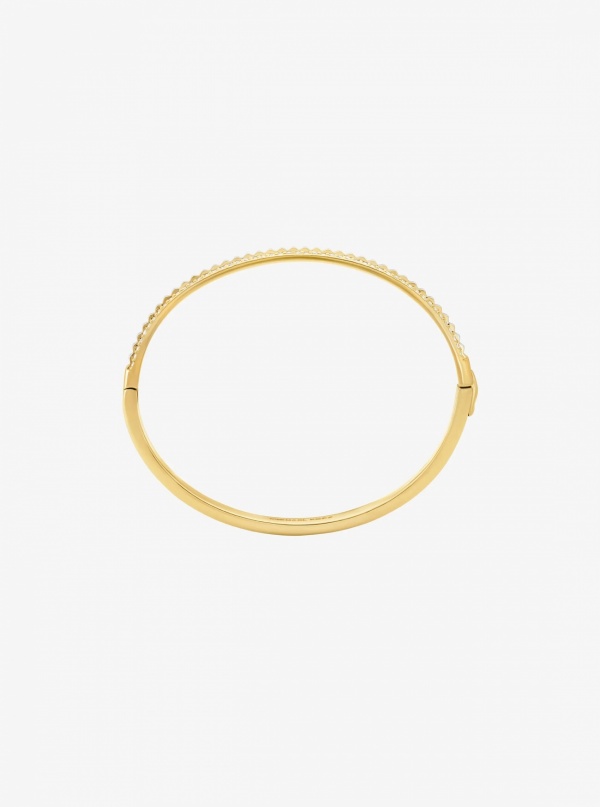Michael Kors Pavé Two-Tone Fluted Bangle