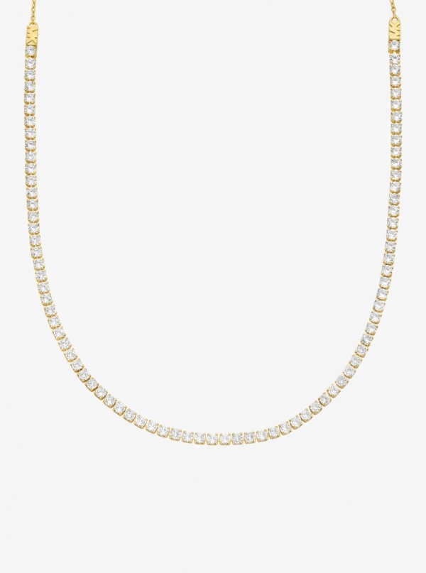 Michael Kors Pavé Tennis Necklace