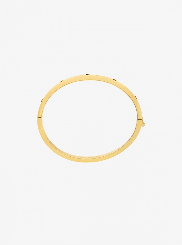 Michael Kors Pavé Logo Stud Bangle