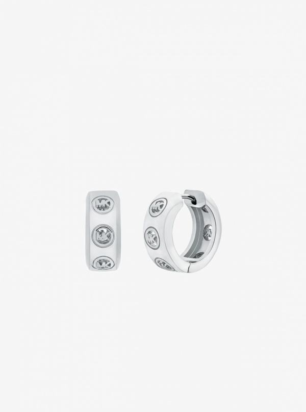 Michael Kors Logo Huggie Earrings