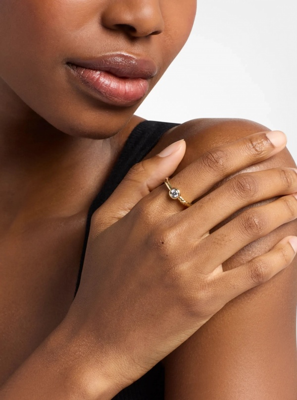 Michael Kors Round Stone Ring