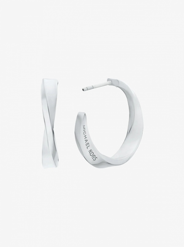 Michael Kors Twist Hoop Earrings