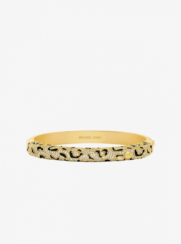Michael Kors Pavé Leopard Bangle