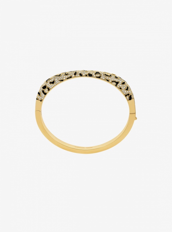 Michael Kors Pavé Leopard Bangle