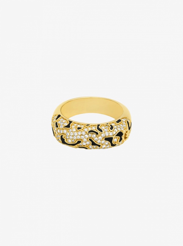 Michael Kors Pavé Leopard Ring