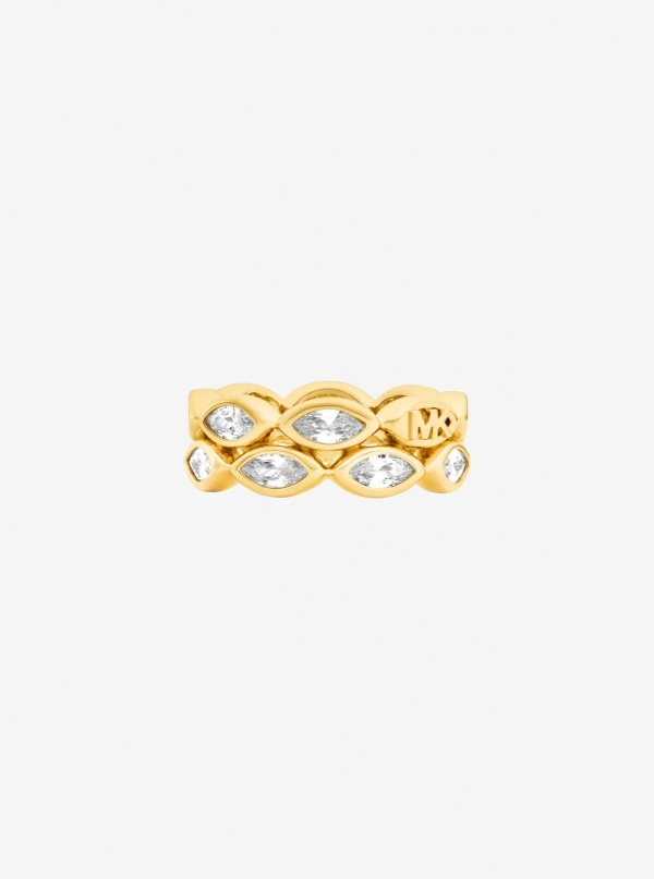 Michael Kors Marquise Cut Cubic Zirconia Tennis Ring
