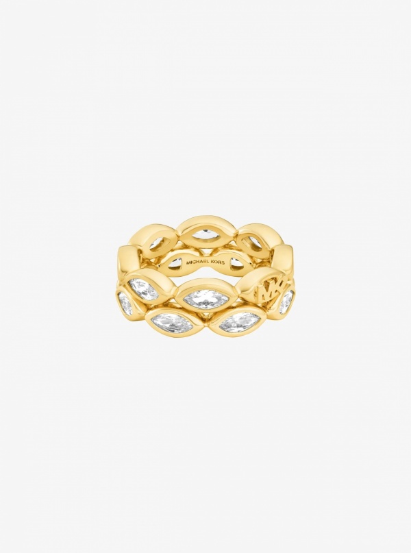 Michael Kors Marquise Cut Cubic Zirconia Tennis Ring