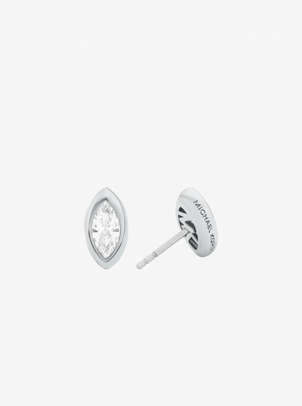 Michael Kors Marquise Cut Cubic Zirconia Stud Earrings