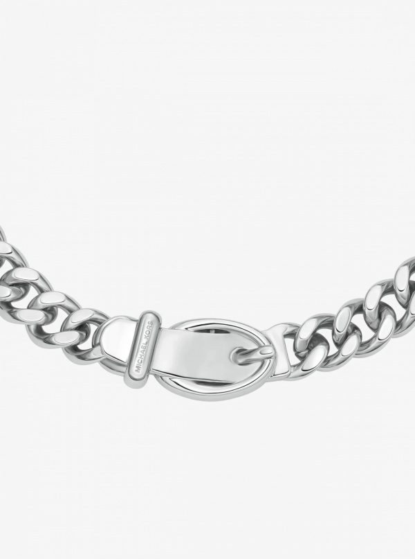 Michael Kors Buckle Chain-Link Necklace