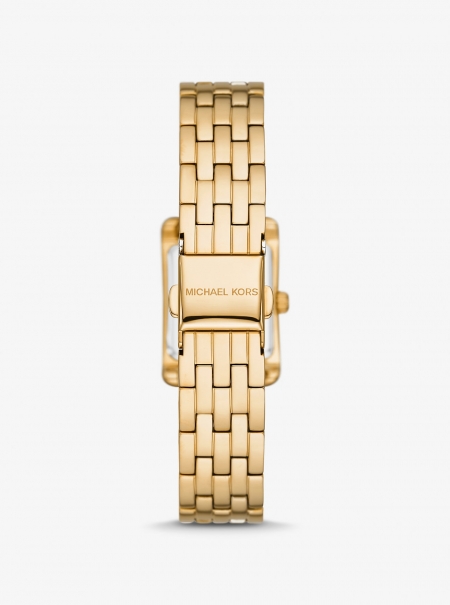 Michael Kors Mini Monroe Pavé Gold-Tone Watch
