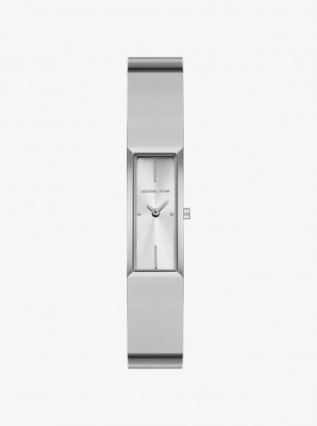 Michael Kors Yazmeen Silver-Tone Bangle Watch