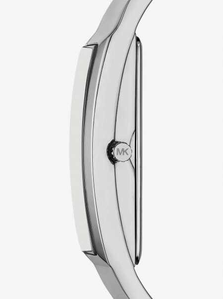 Michael Kors Yazmeen Silver-Tone Bangle Watch