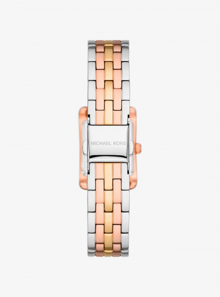 Mini Monroe Pavé Tri-Tone Watch