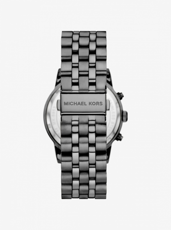 Oversized Hutton Gunmetal Watch
