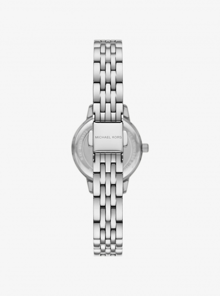 Michael Kors Mini Melissa Pavé Silver-Tone Watch