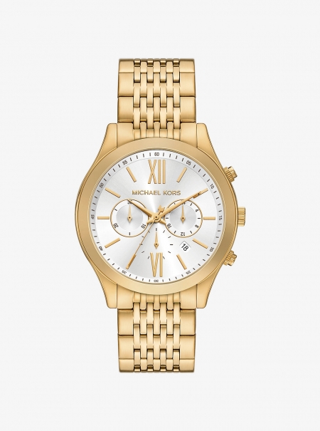 Michael Kors Oversized Aspyn Gold-Tone Watch