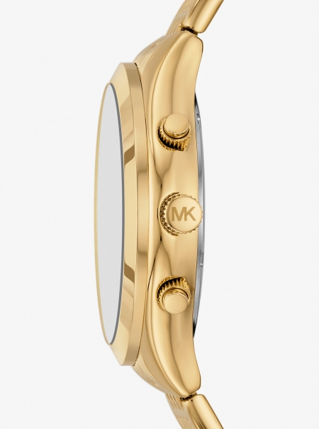 Michael Kors Oversized Aspyn Gold-Tone Watch