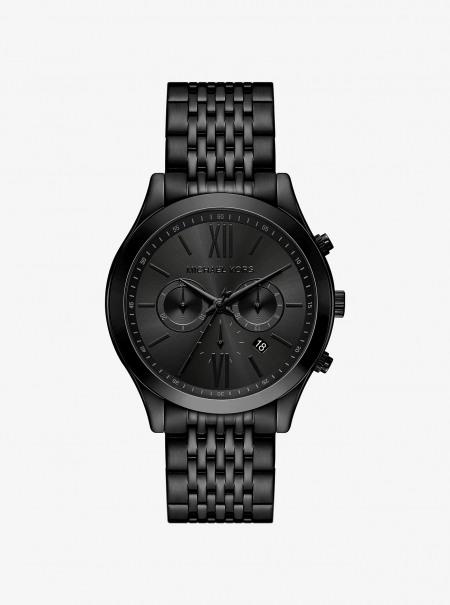 Michael Kors Oversized Aspyn Black-Tone Watch