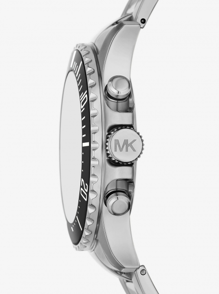 Michael Kors Oversized Everest Silver-Tone Watch