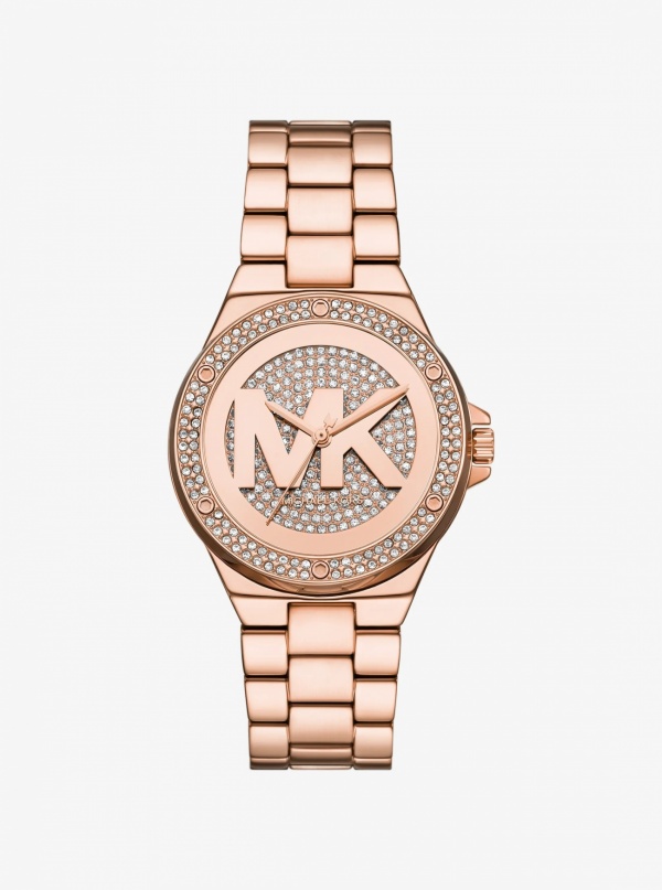 Lennox Pavé Rose Gold-Tone Watch