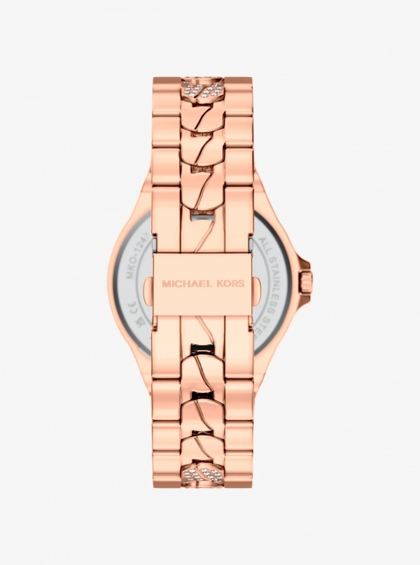 Lennox Pavé Rose Gold-Tone Watch