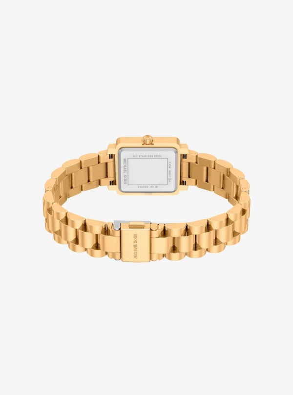 Petite Gwynn Pavé Gold-Tone Watch