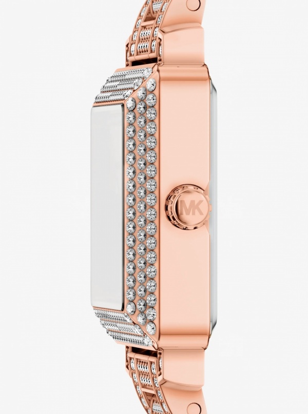 Petite Gwynn Pavé Rose Gold-Tone Watch