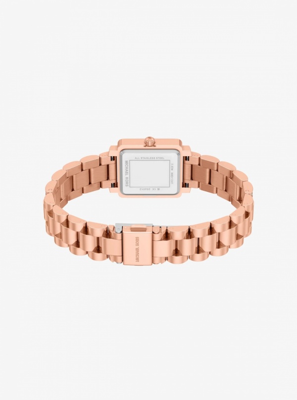 Petite Gwynn Pavé Rose Gold-Tone Watch